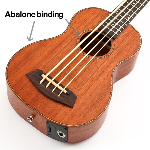 Batking Ukulele bass fretted Electric Uku bass with Gig bag - Picture 5 of 7