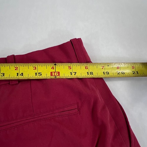 Prides Landing Shorts Mens 38 Rose Red Pink Chino Flat Front 8.5" Inseam EUC - Picture 6 of 10