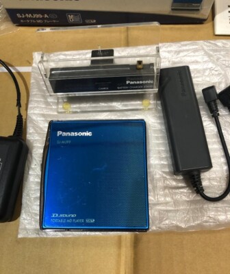 【人気色ブルー】Panasonic MDプレーヤー SJ-MJ99 ジャンク パナソニック SJ-MJ99 ポータブルMDプレイヤー ブルー - メルカリ