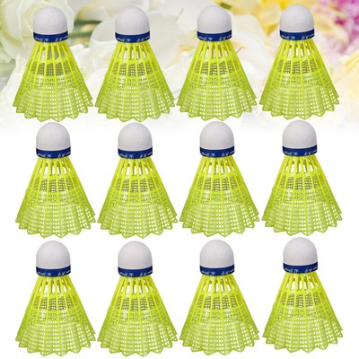 12 Pcs Badminton-Federbälle Sport-Federbälle Federbälle Für Außenbereich