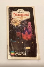 Walt Disney Productions Your Guide to Disneyland Fall/Winter Polaroid 1979 E10
