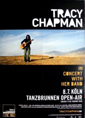 CHAPMAN, TRACY - 2008 - Plakat - Concert - Our Bright Future Tour - Poster - ...