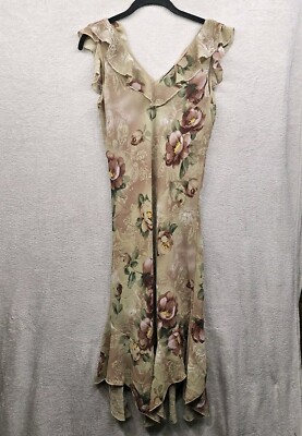 open lace back dress Color-Block Floral Print A-Line Maxi Prom Dress
