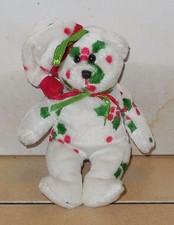 Ty 1998 Holiday Beanie Bear 6" plush toy