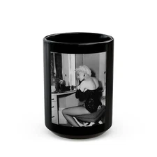 Sheree North #112 (Vintage Female Icon) Black Coffee Mug