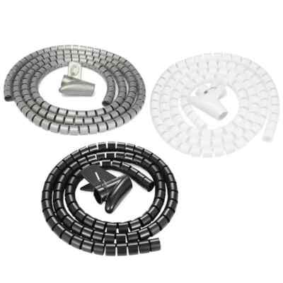 Kabelverkleidung Wrap Tube Organizer & Band Management Wire Spiraal 2-10Mx8-28mm