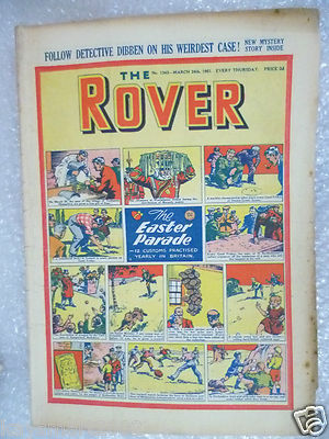 THE ROVER Comic, No.1343, 24th March 1951- The Easter Parade