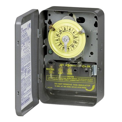Intermatic T101D89 120V Gray Indoor Mechanical Programmable Timer Switch