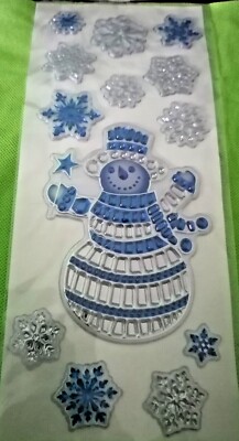 Diverse FESTLICHE Glitzer Sticker/Kristallaufkleber/40 Weihnachtsgeschenkanhänger