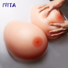 KK Cup Artificial Silicone Breast Forms Crossdresser Teardrop Silicone Boobs