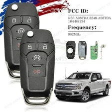 Flip Remote Key for Ford F-150 F-250 2015 2016 2017 2018 2019 2020 Fob 164-R8134