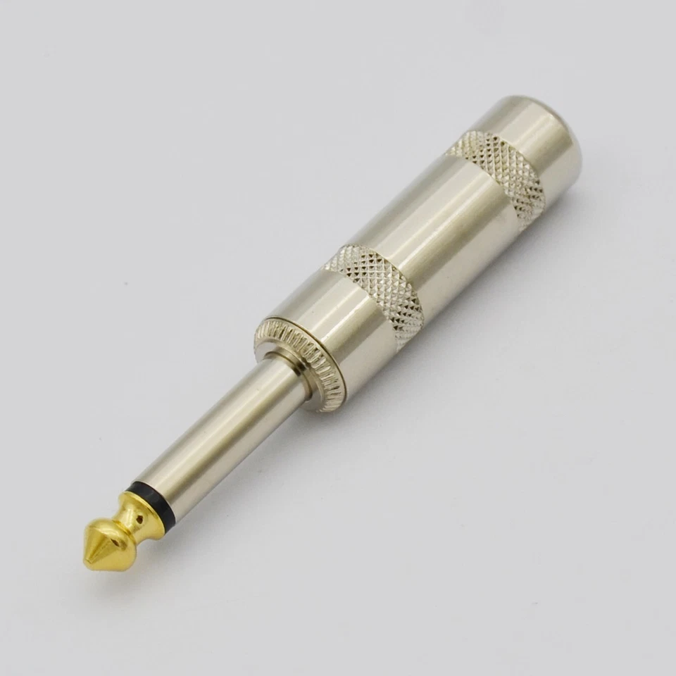 3,1 ft Right Angle to Straight 1/4" Plug for Guitar Instrument Patch Cable Cord - Image 4 of 4