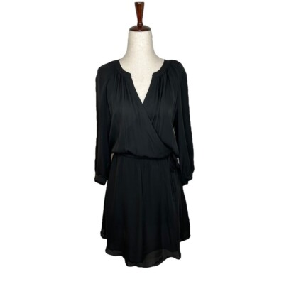 t babaton silk dress Aritzia Babaton Black Silk Dress XS