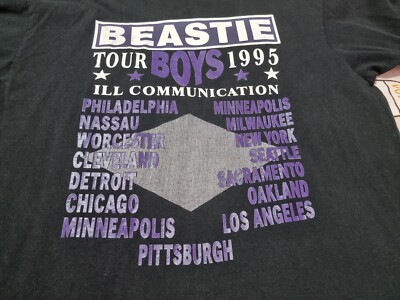 RARE* VINTAGE 1995 Beastie Boys ill Communication tour T