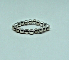 3mm Sterling Silver Beaded Ring