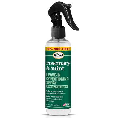 Difeel Rosemary and Mint Biotin Strengthening Leave-In Conditioning Spray 8oz.