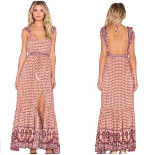 Spell & The Gypsy Sunset Road Frill Maxi Dress in… - image 1