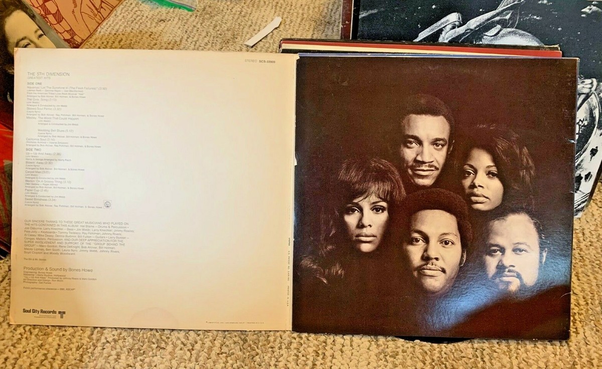 The Fifth Dimension - Greatest Hits Vinyl LP stereo scs33900 vinyl