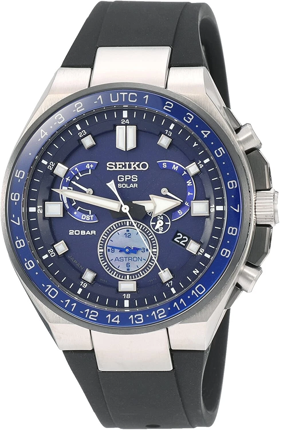 Наручные часы Seiko Astron с силиконовым ремешком