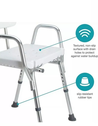 DMI Bath Seat With Removable Back 522-1733-1900 - Picture 2 of 9