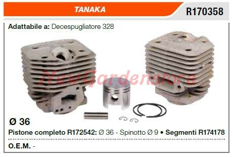 Gruppo Termico Tanaka 328 Ø 36mm R170358 - Qualità Superiore