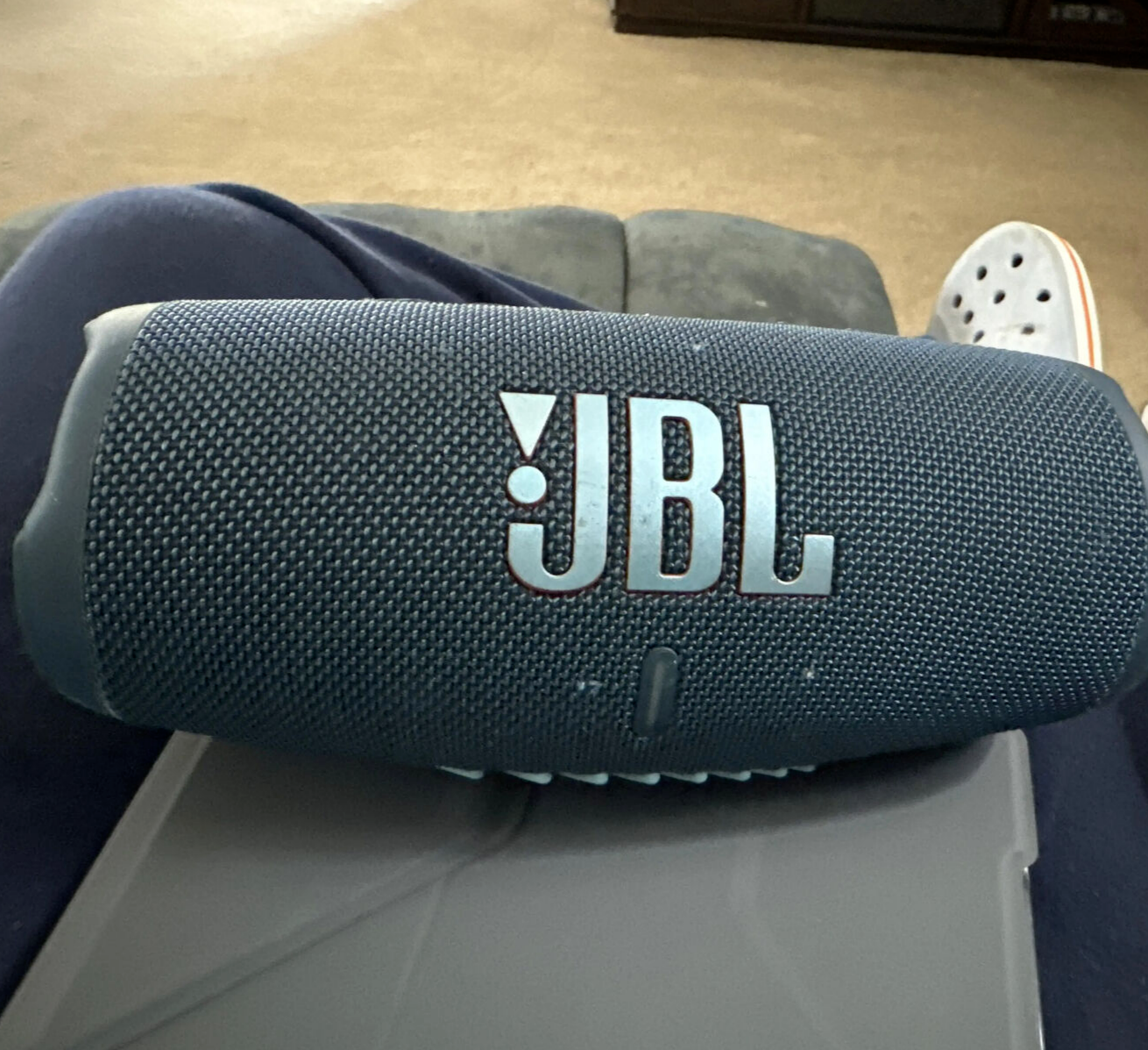 JBL CHARGE 5 Portable Waterproof Speaker with Powerbank - Blue(Used) c-image