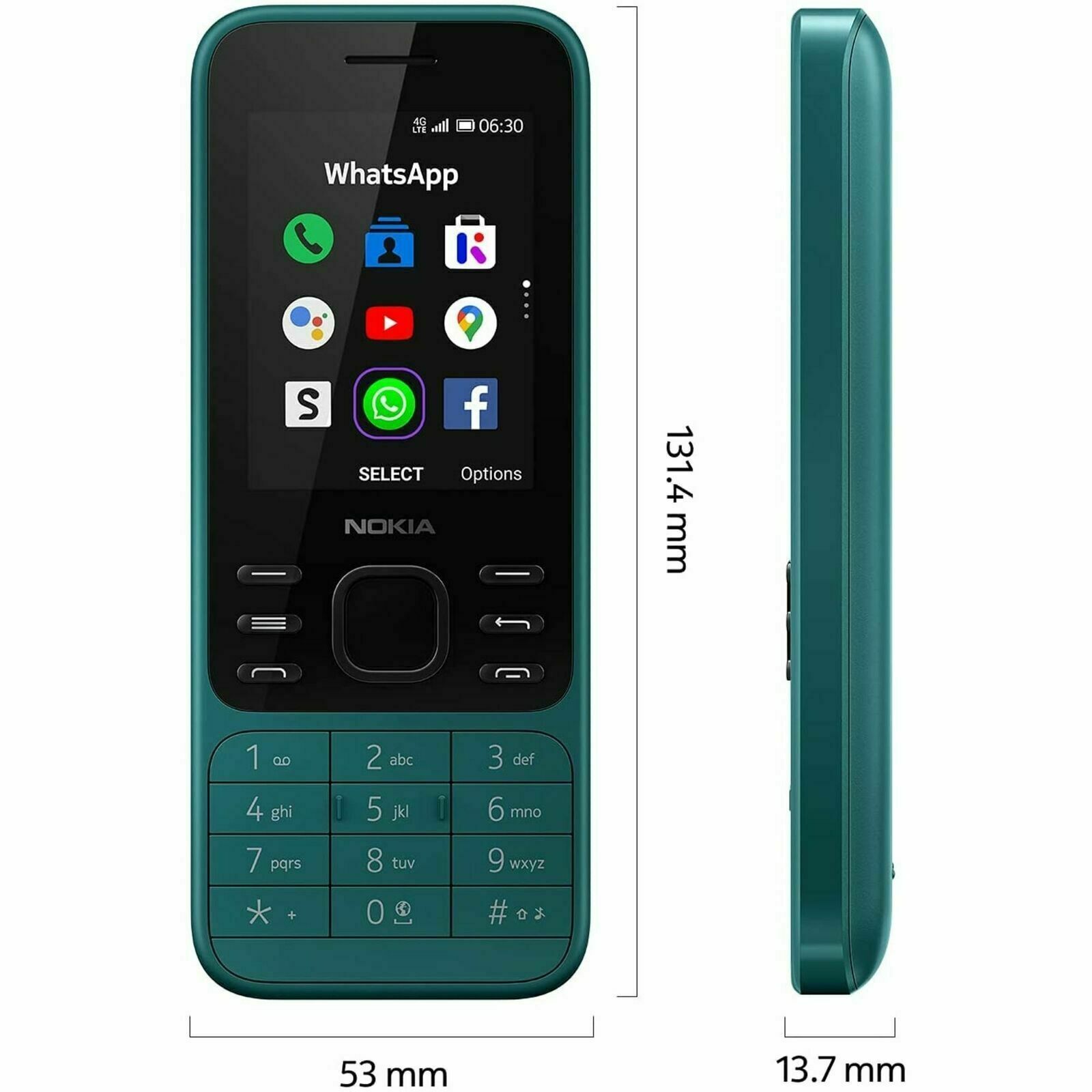 New and Original Nokia 6300 4G Wifi Mobile Phone Multilingual Dual SIM 2.4  Inch KaiOS FM Radio Bluetooth Feature Mobile Phone - AliExpress