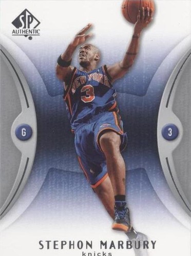 STEPHON MARBURY 2006-07 UD Exquisite Collection Dual Game-Worn 
