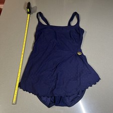 Vintage Union Made Women  s Swim Suit Swim Navy Dress Robby Len Unknown Size