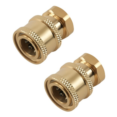 #ad #ad 1 4quot; Quick Connect Socket to Female NPT Adapter for Pressure Washer Gun 2PCS $12.15