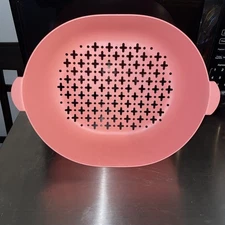 Kitchen Oval Shape Colander Strainer Plastic  11 X 9