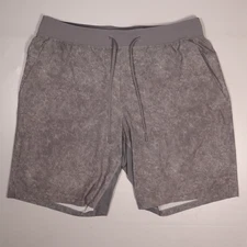 Lululemon T.H.E. Linerless Shorts Gray Stretch Activewear Mens XL x 10