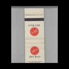 Matchbook Cover Aviation DFS West
