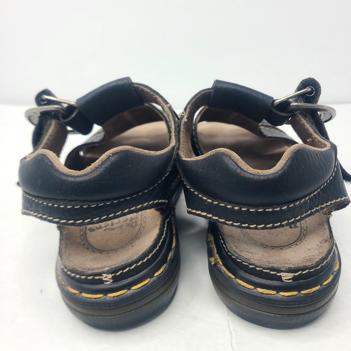 Dr. Martens Nick Fisherman Sandals Mens Size 10 M Black Leather vintage yk2 90\'s Vintage Dr Doc Martens Sandals Mens 7 Fisherman Chunky  main image 4