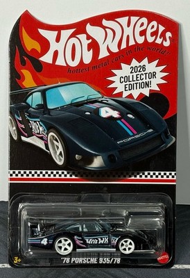 Hot Wheels 2026 Mail In Collector Edition '78 Porsche 935 / 78 Ships w protector