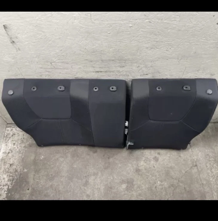 2008-2014 SUBARU WRX HATCH REAR SEATS UPPER & LOWER SET BLACK/RED STICH 📸 - Image 4 of 4