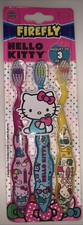 Hello Kitty 3 Pack Soft Toothbrush Sanrio Firefly NEW Free Shipping