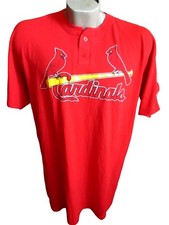 True Vintage T-shirt Small 90s ST LOUIS CARDINALS LITTLE LEAGUE PATCH HENLEY 31