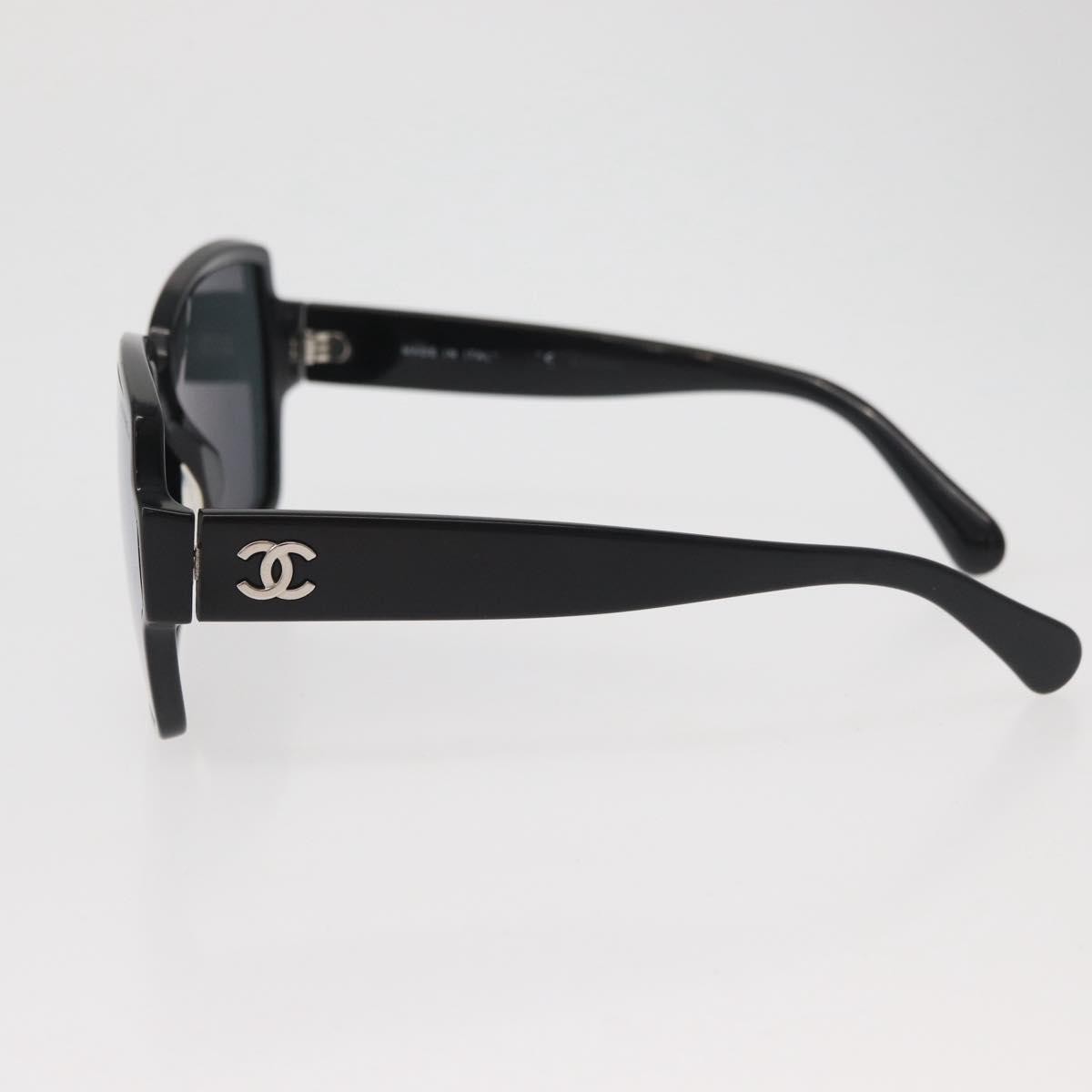 CHANEL COCO Mark Sunglasses plastic Black 5385-A CC Auth BA11986 CHANEL COCO Mark Sunglasses plastic Black 5385-A CC Auth  main image 3