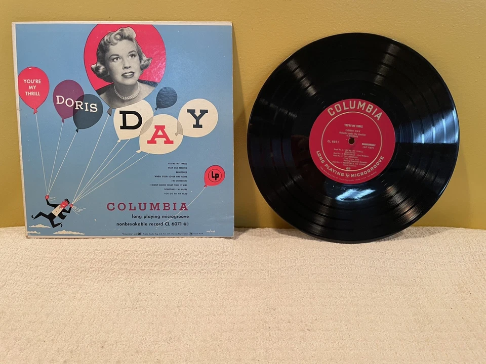 1949 You're My Thrill Doris Day Bewitched Columbia CL 6071 10" 33RPM LP  - Image 2 of 4