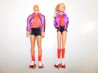 Barbie:  VINTAGE 1980 ROLLER SKATING BARBIE & KEN Dolls!