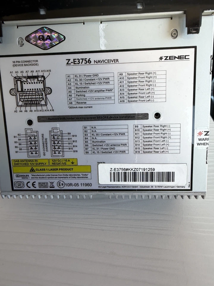 Navigation Radio Wohnmobil GPS - Bild 3 von 4