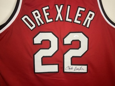 Clyde Drexler Signed Portland Trail Blazers Jersey - JSA Authenticated
