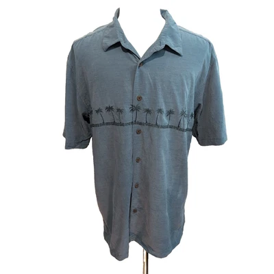 Chemise Hawaïenne Quiksilver Waterman Polynosic Bleu XL - Photo 1/4