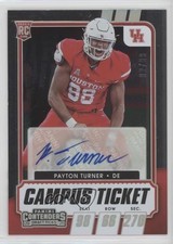2021 Contenders Draft Picks College Campus Ticket /99 Payton Turner Auto nd3