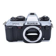Konica FT-1 Motor Pro Half 35mm Camera Body, Chrome, With AAA Battery Holder