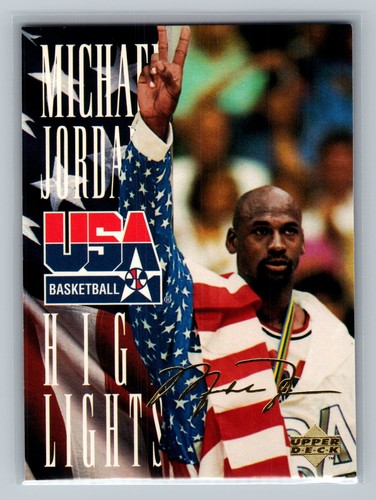 Michael Jordan #JH5 1994 Upper Deck USA Basketball Jordan's Highlights card