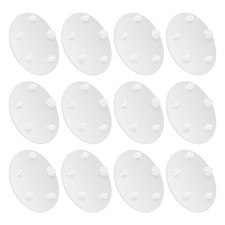 12 Pcs 7381424-100.0070A Seal Flapper Compatible with Vormax Toilet  Transparen