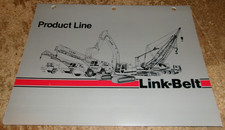 1988 link belt cranes product guide in nice shape used