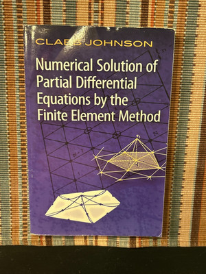 Numerical Solution Partial Differential Equations - 2009 - Claes Johnson - Good